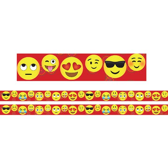 Charles Leonard Emoji Theme Magnetic Border, 48ft.